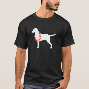 T-shirt Chien de chasse de la baie de Chesapeake Aloha Lei
