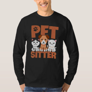 T-shirt Chien de chien de poète Graphique animal de compag
