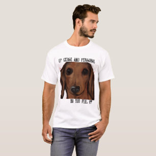 T-SHIRT CHIEN DE CHIEN ROUGE