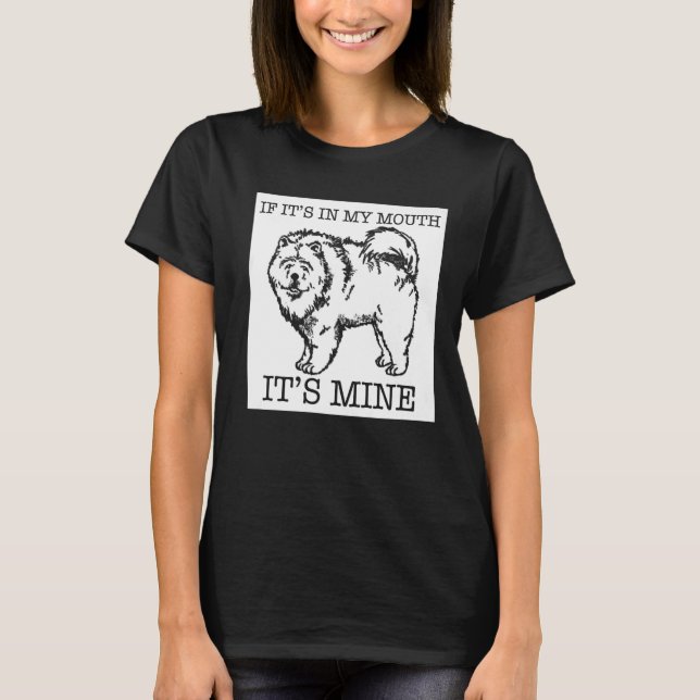 T-shirt Chien de Chow Chow (Devant)