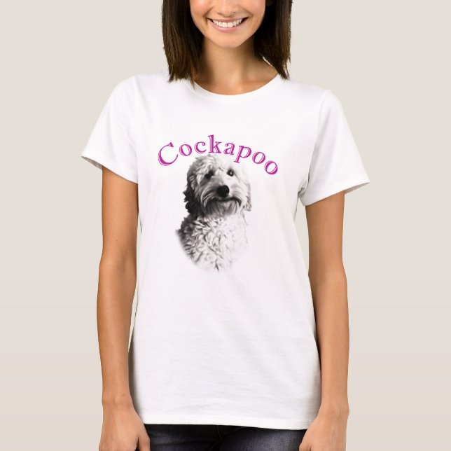 T-shirt Chien de Cockapoo (Devant)