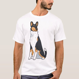 T-shirt Chien de Collie lisse