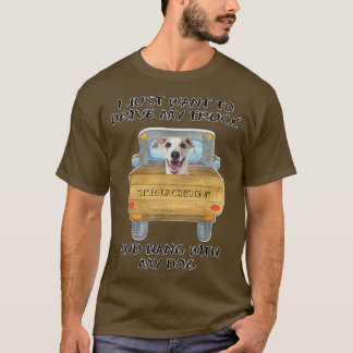 T-shirt Chien de conduite de camion Whippet