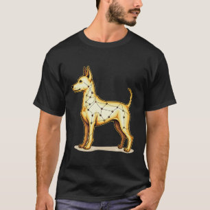 T-shirt Chien de constellation