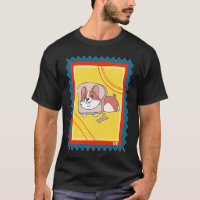 Chien de Corgi Toast Timbre-Poste