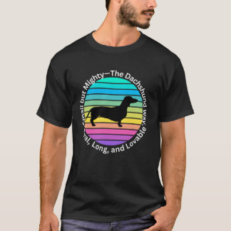 T-shirt Chien De Dachshund, Loyal, Long, Aimable