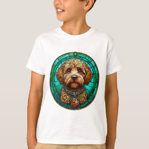 T-shirt Chien de dessin animé mignon