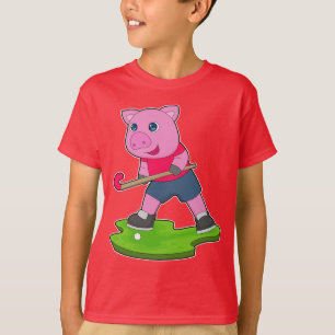 T-shirt Chien de hockey sur gazon