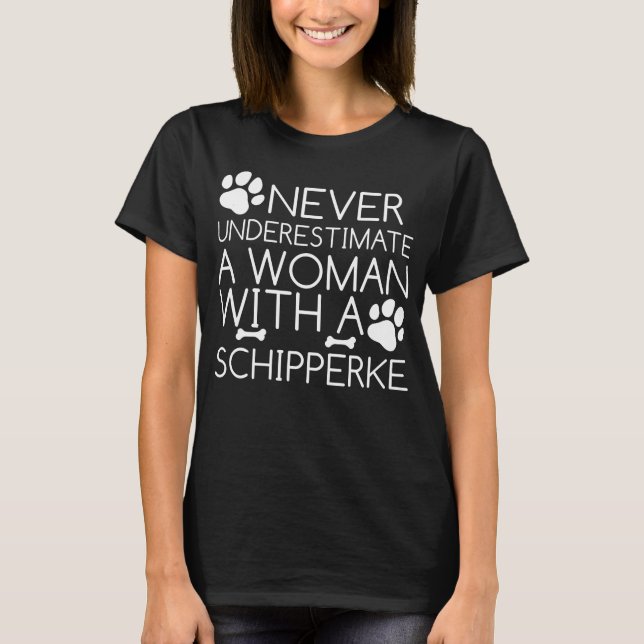 T-shirt Chien de la maîtresse Amoureux des chiens de Schip (Devant)