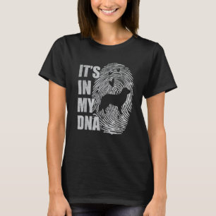 T-shirt Chien de la Nouvelle-Écosse pour l'analyse de l'AD