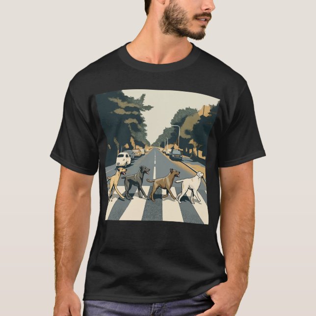 T-shirt Chien de la rue Abbey (Devant)