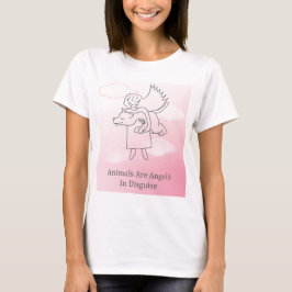 T-shirt Chien de l'ange Fuzzy Express®