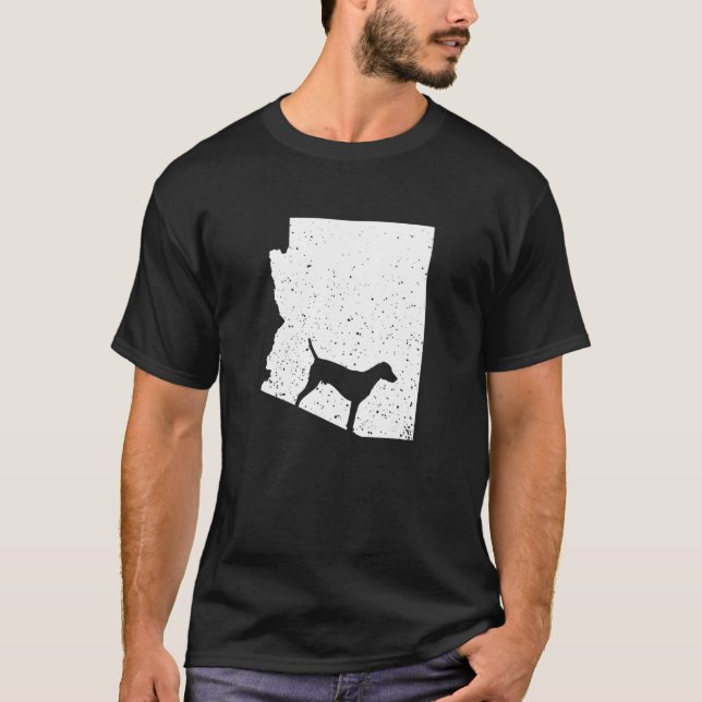 T-shirt Chien de l'Arizona Weimaraner (Devant)