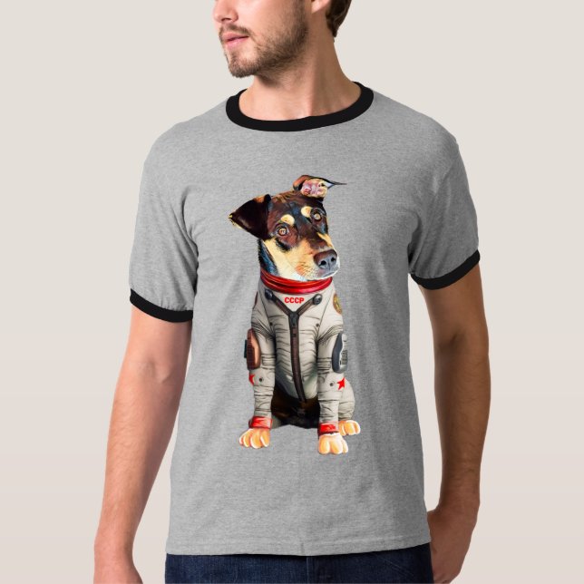 T-shirt Chien de l'espace (Devant)