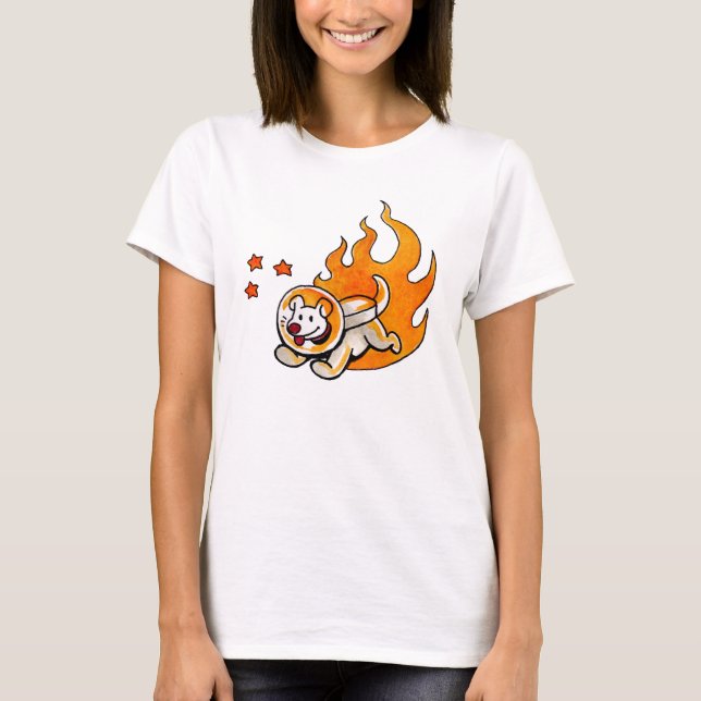 T-shirt Chien de l'espace (Devant)