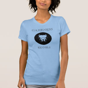T-shirt Chien de logo de Pitbull, GAMENESS, ÉTABLISSEMENTS