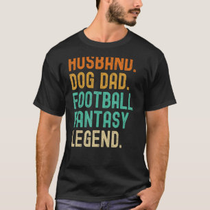T-shirt Chien de mari papa Imaginaire de football légende