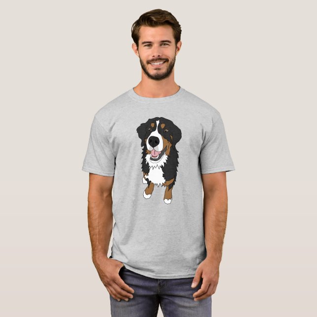 T-shirt Chien de montagne bernois (Devant entier)