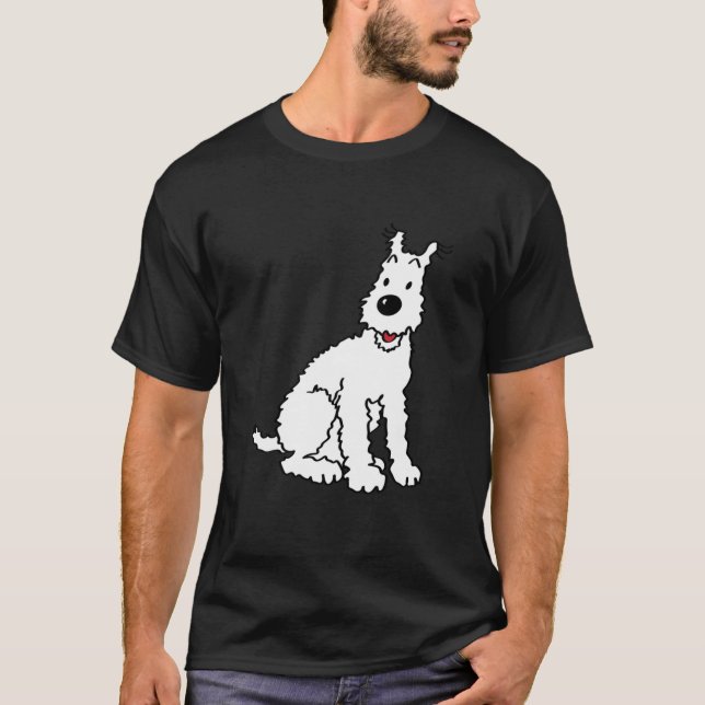 T-shirt Chien de neige Tin Tin (Devant)
