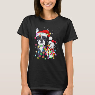T-shirt Chien de Noël Chien de taule Pyjama illuminé de ne