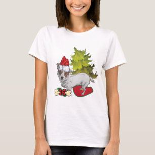 T-shirt Chien de Noël Corgi Sleepshirt