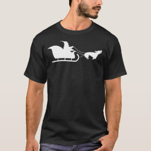 T-shirt Chien de Noël Dachshund Chien Wiener Saucisse Chie