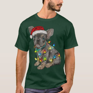 T-shirt Chien de Noël Light Pajama Chien Lov