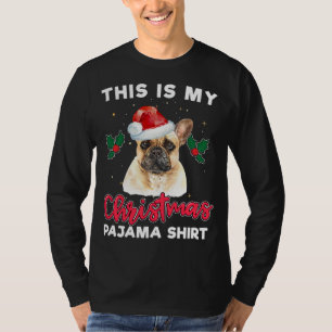 T-shirt Chien de Noël Pyjama Père Noël Amoureux des chiens