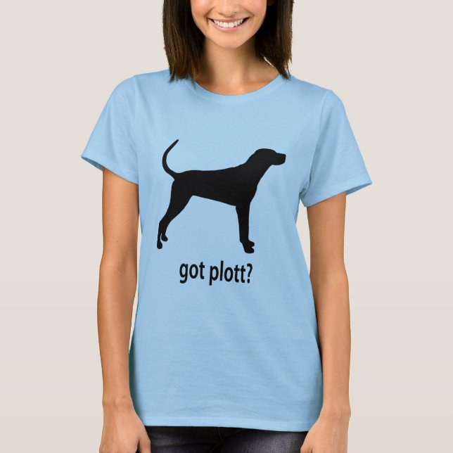 T-shirt Chien de Plott obtenu (Devant)