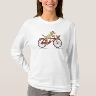 T-shirt Chien de recyclage avec la conception humoristique