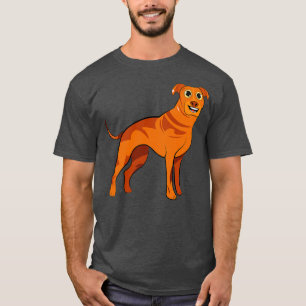T-shirt Chien de Rhodesian Ridgeback