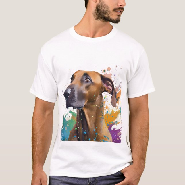 T-shirt Chien de Ridgeback (Devant)