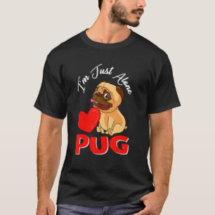 T-shirt Chien de Saint-Valentin seul pour femmes célibatai
