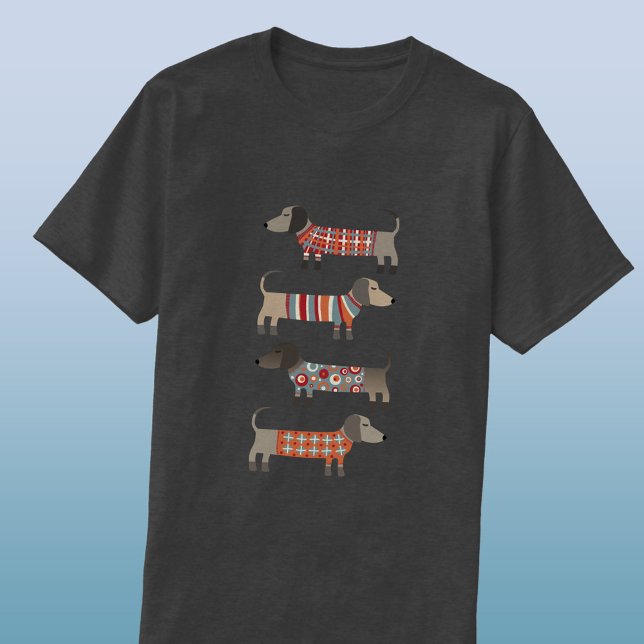 T-shirt Chien de saucisse Dachshund (Dachshund sausage dog unisex t-shirt)