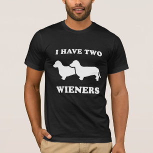 T-SHIRT CHIEN DE SAUCISSE : JE PRENDS DEUX SAUCISSES