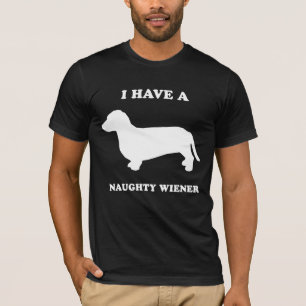 T-SHIRT CHIEN DE SAUCISSE : MA SAUCISSE EST VILAINE