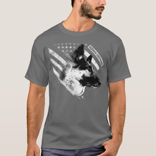 T-shirt Chien de service berger allemand (Devant)