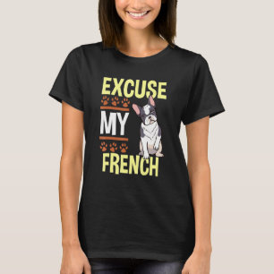 T-shirt Chien de service de sauveteur d'animaux de Bulldog
