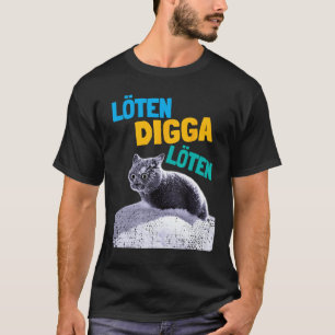 T-shirt Chien de soudure Digga Buveur de bière Chat de biè