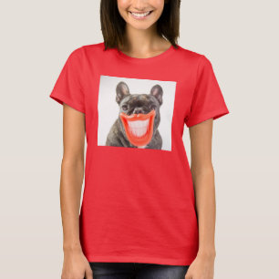 T-shirt Chien de sourire des images   A de Getty