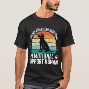 T-shirt Chien de soutien émotionnel humain Renard américai