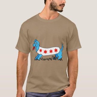 T-shirt Chien de style Chicago