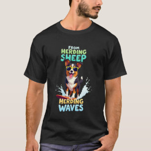 T-shirt Chien de surf australien Shepherd cool