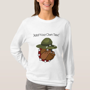 T-shirt Chien de Taureau de diable (ajoutez votre propre