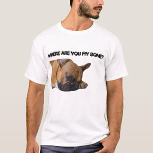 T-shirt Chien de taureau français.