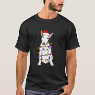 T-shirt Chien de taureaux portant des lumières Casquettes
