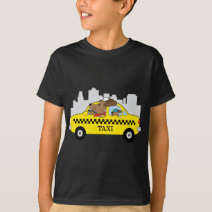 T-shirt Chien de taxi de New York