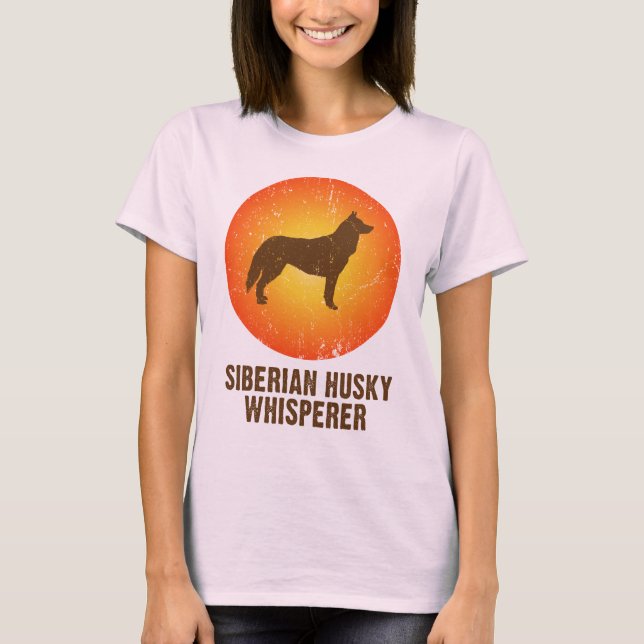 T-shirt Chien de traîneau sibérien (Devant)