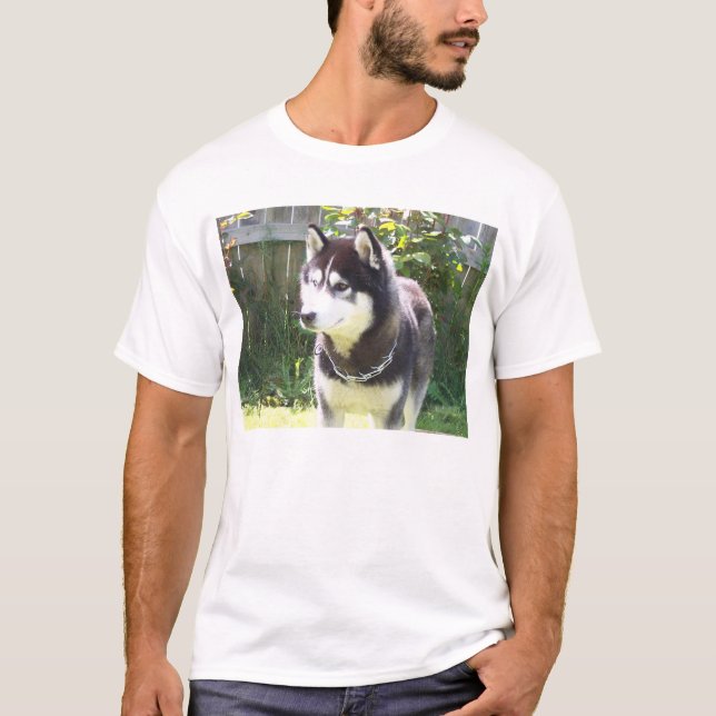 T-shirt Chien de traîneau sibérien (Devant)