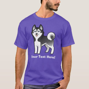 T-shirt Chien de traîneau sibérien de bande